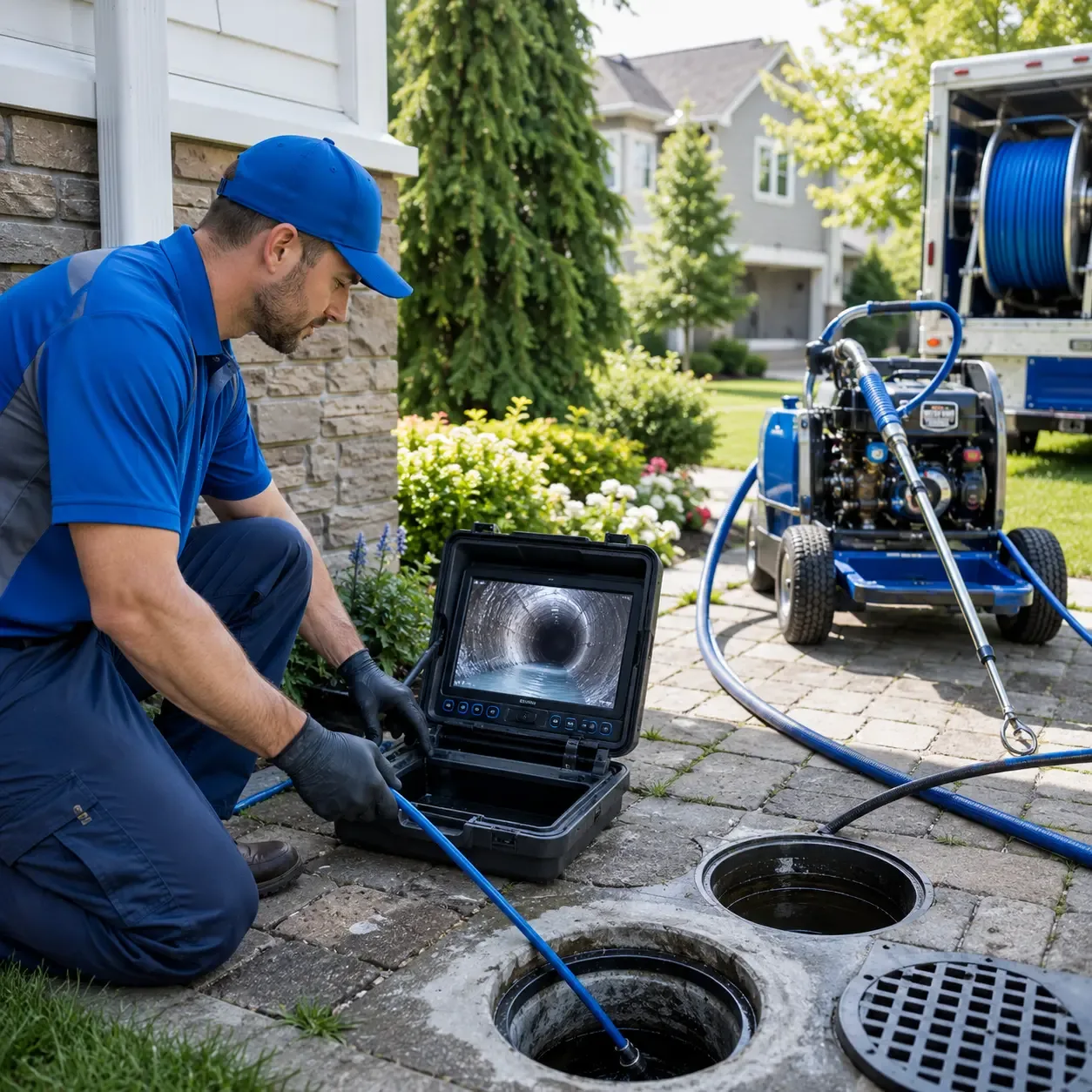 Outdoor drain cleaning professionals serving Tye, TX
